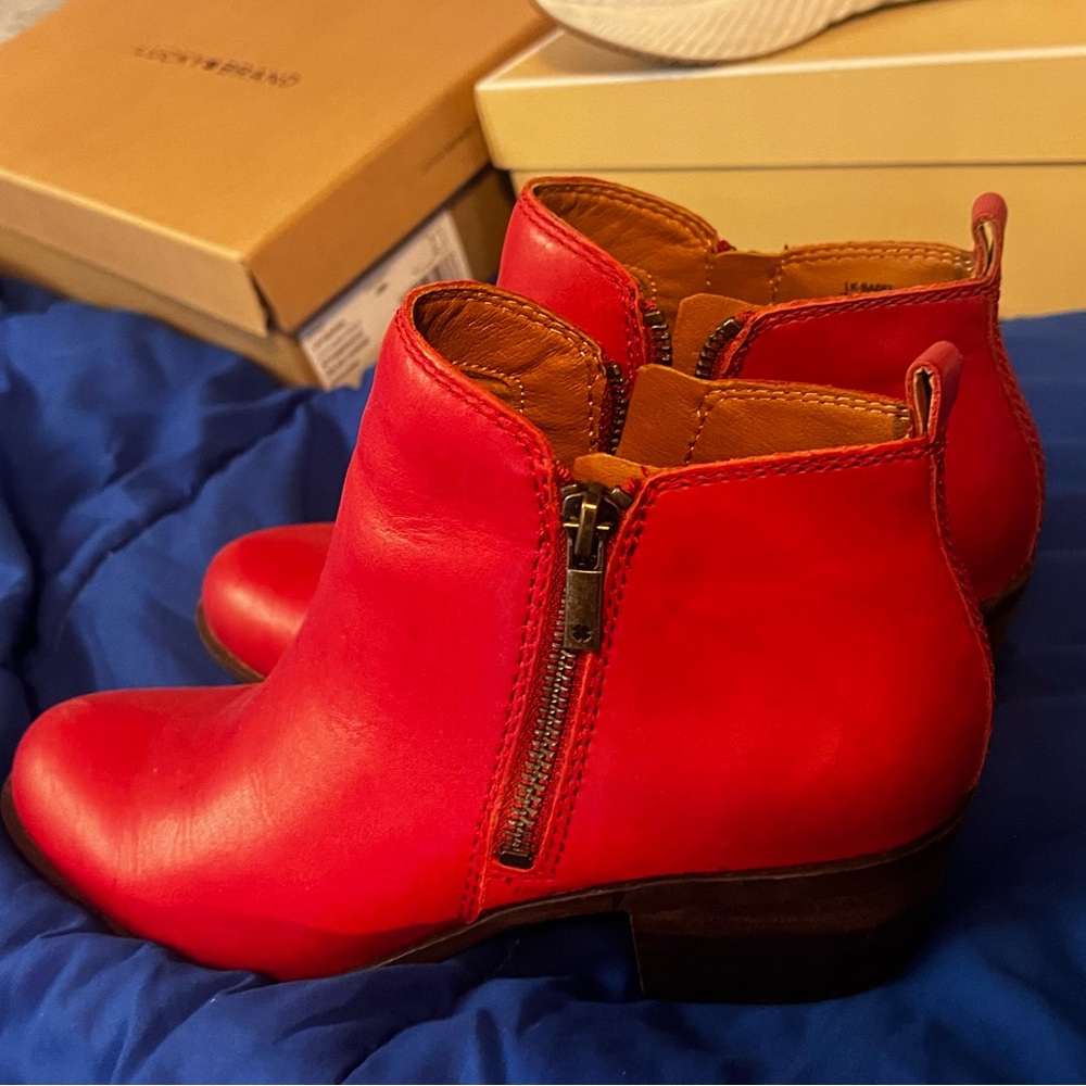 lucky brand booty shoes